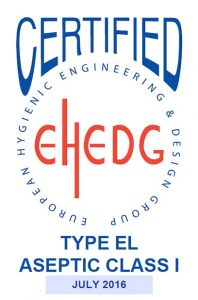 Certa EHEDG Aseptic Certification