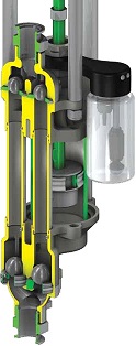 Graco 4-Ball Piston Pump Technology Cutaway