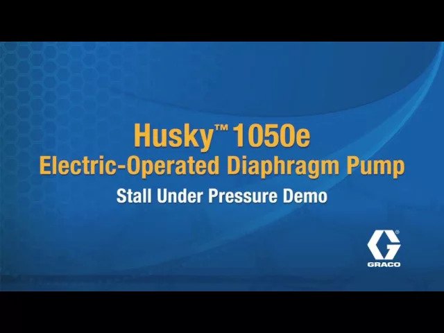 Graco Husky 1050e Reduced Pulsation and Stall Under Pressure Demonstration