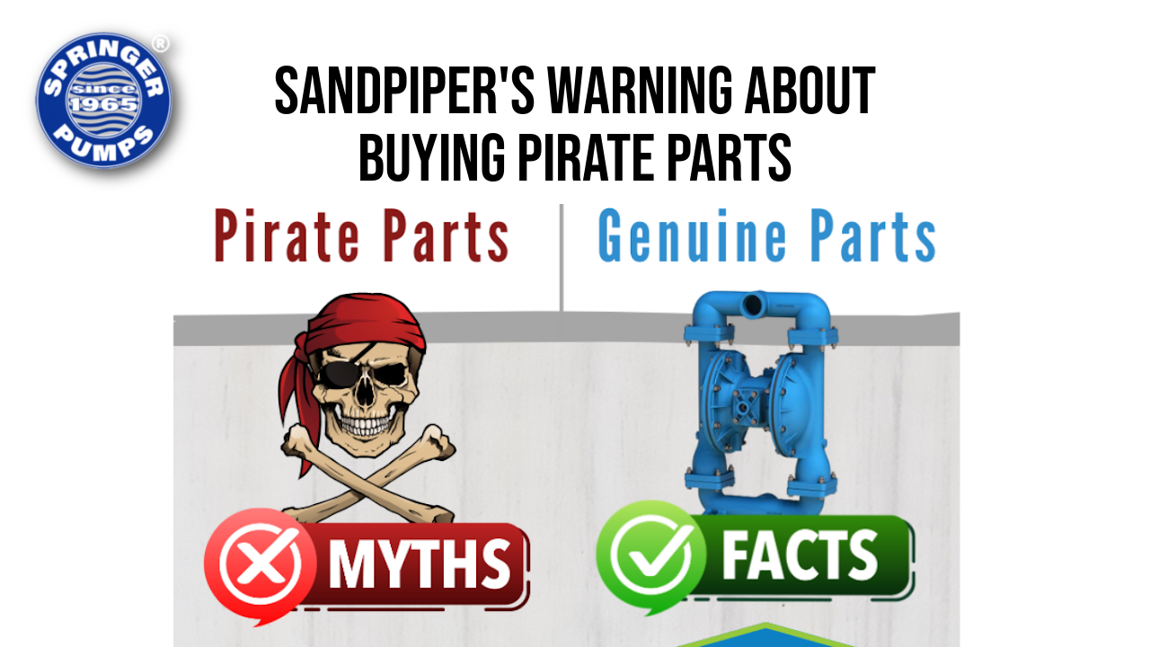 Sandpiper's Warning of Pirate Parts for Your AODD Pump - Springer Pumps ...